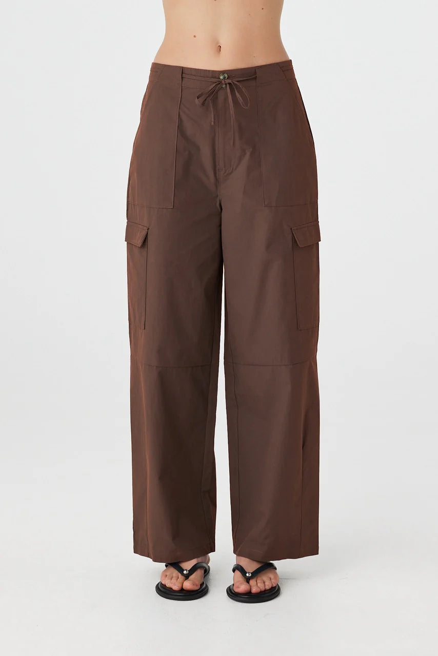 Nara Pocket Pant - Espresso