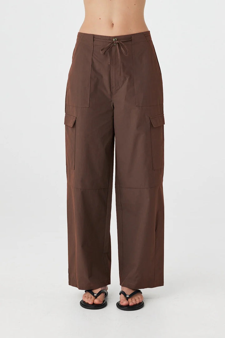 Nara Pocket Pant - Espresso