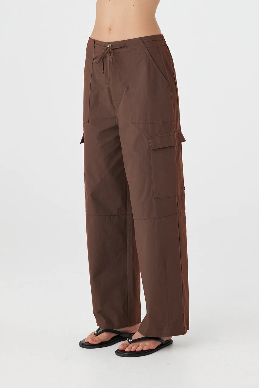 Nara Pocket Pant - Espresso