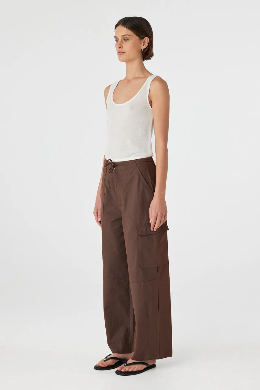 Nara Pocket Pant - Espresso