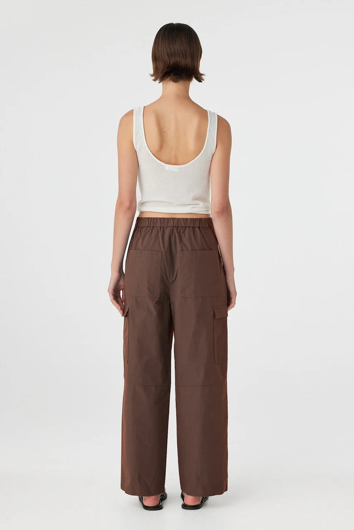 Nara Pocket Pant - Espresso