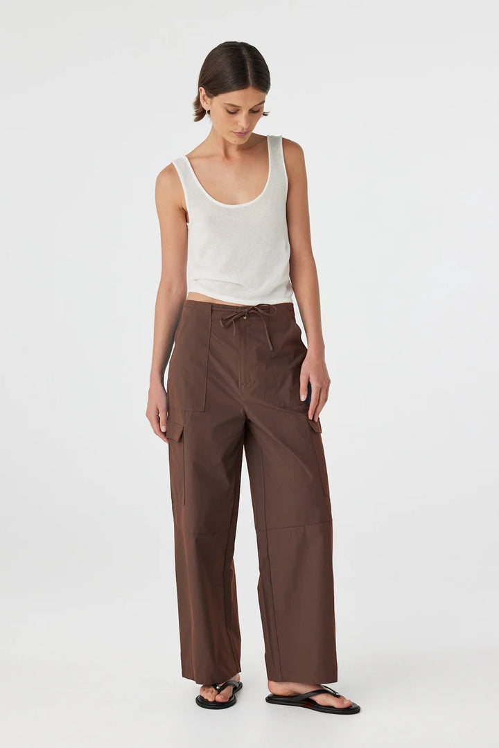 Nara Pocket Pant - Espresso