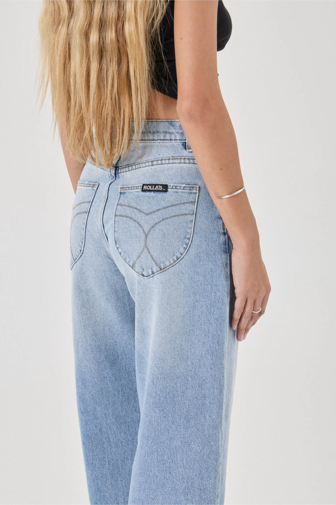 Gigi Barrel Jean - Brad Blue