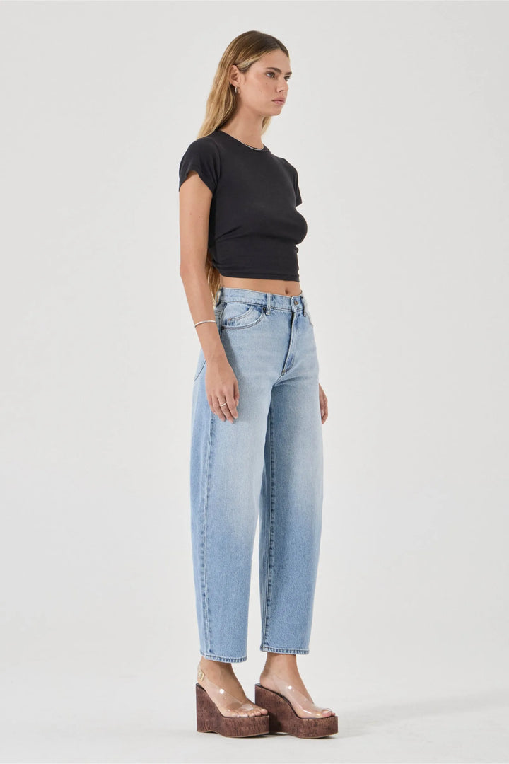 Gigi Barrel Jean - Brad Blue