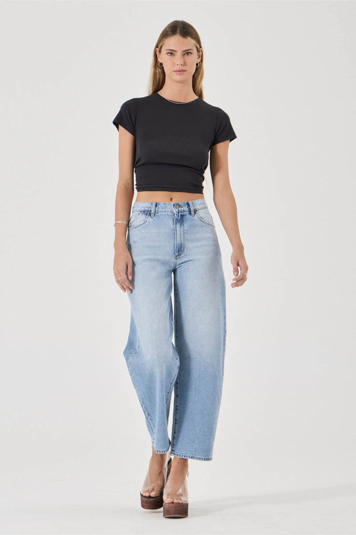 Gigi Barrel Jean - Brad Blue