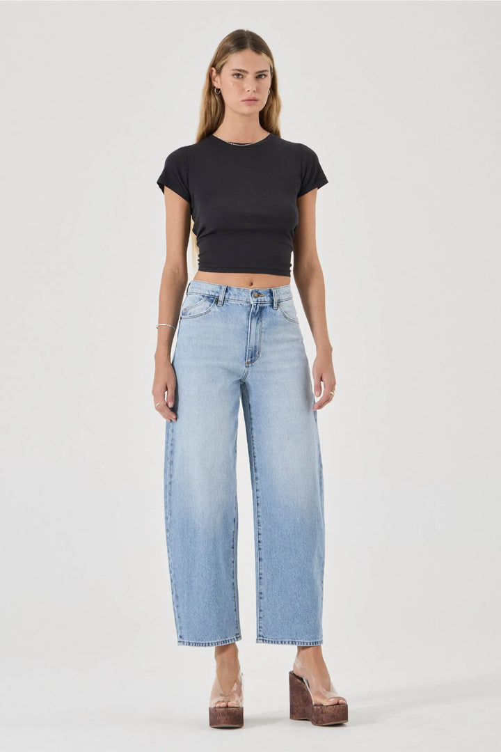 Gigi Barrel Jean - Brad Blue