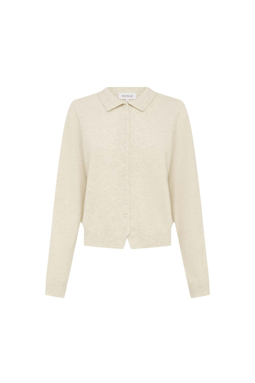 Celia Merino Knit Cardigan - Oat Marle