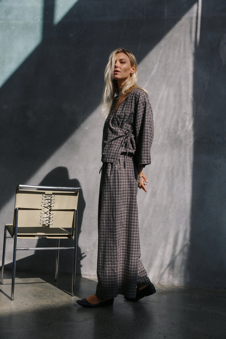 Ivy pant - Maple gingham