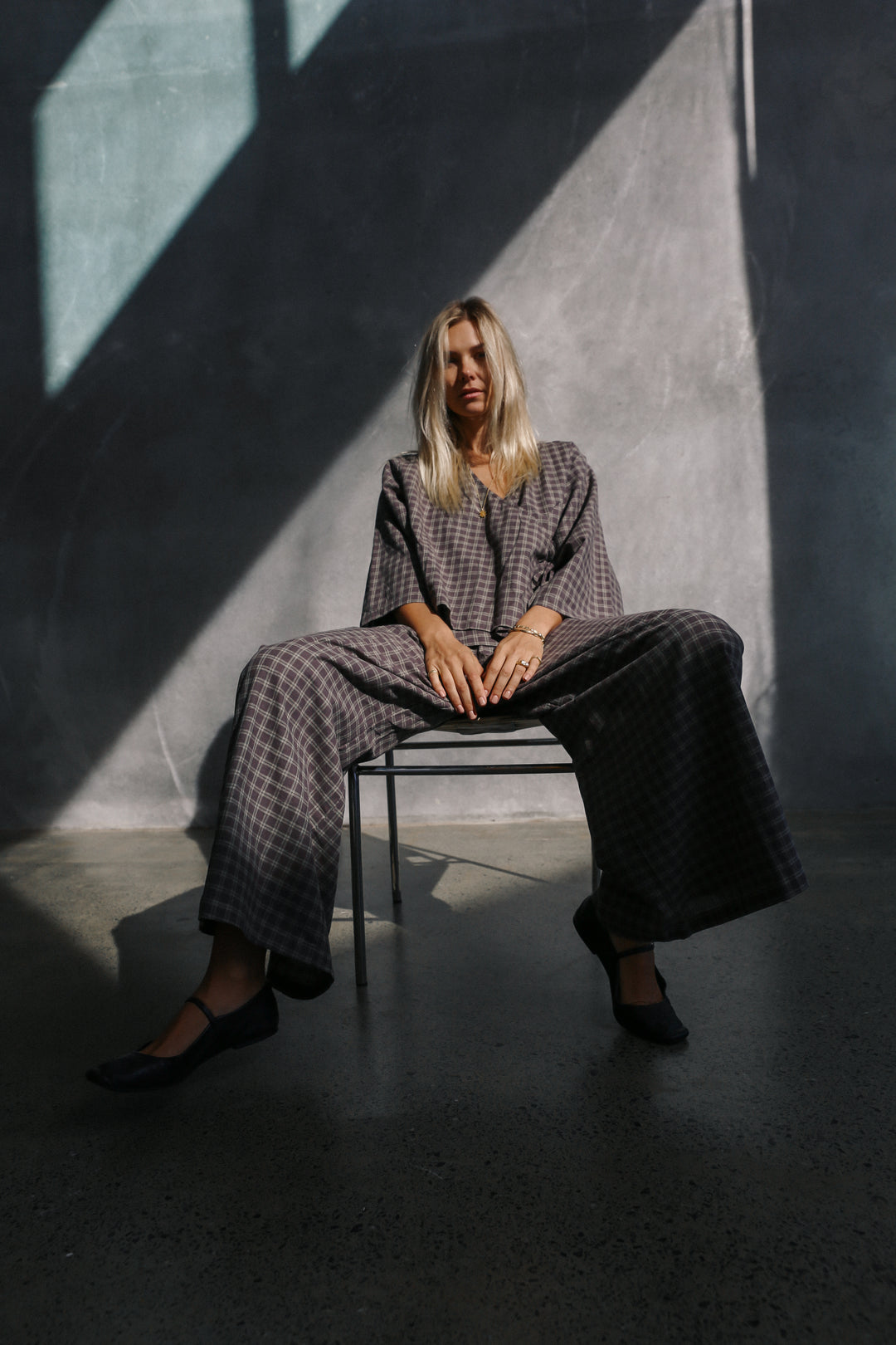 Ivy pant - Maple gingham
