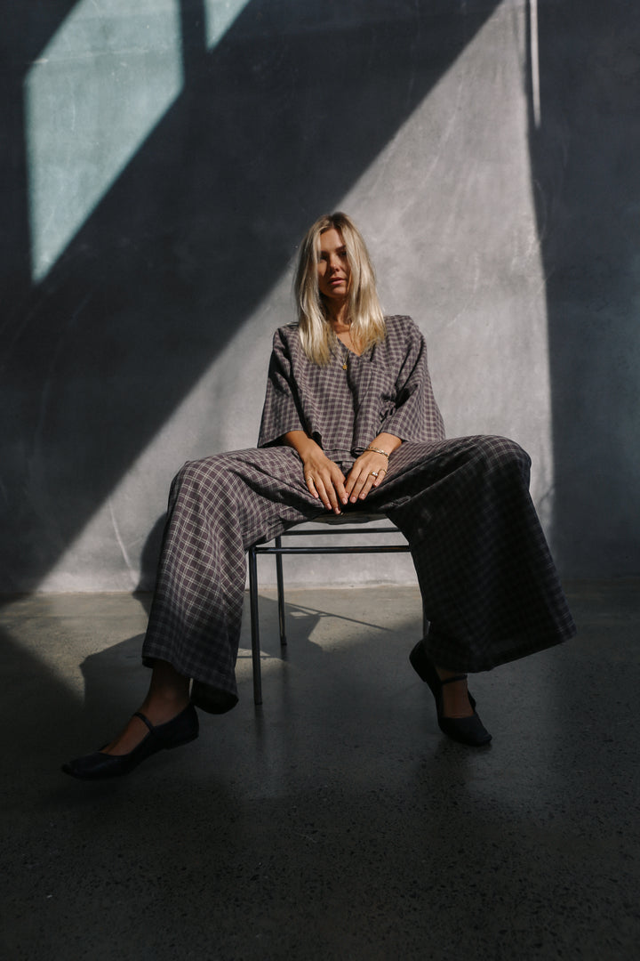 Ivy pant - Maple gingham
