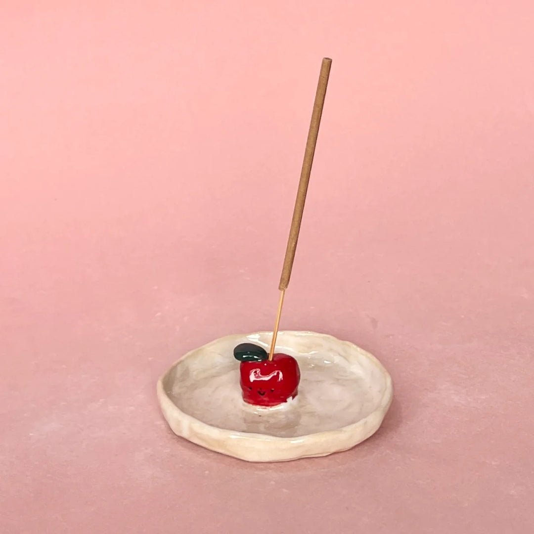 Apple Round Incense Holder
