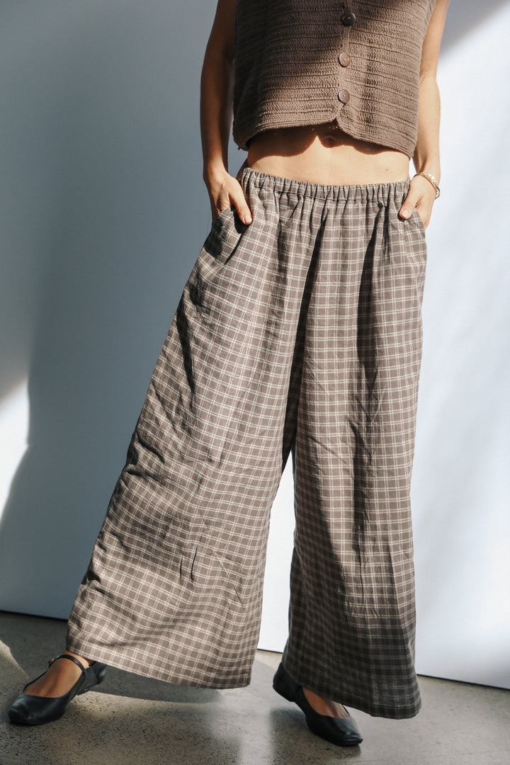 Ivy pant - Maple gingham