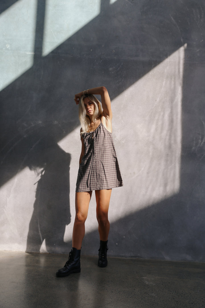 Ari dress - Maple gingham