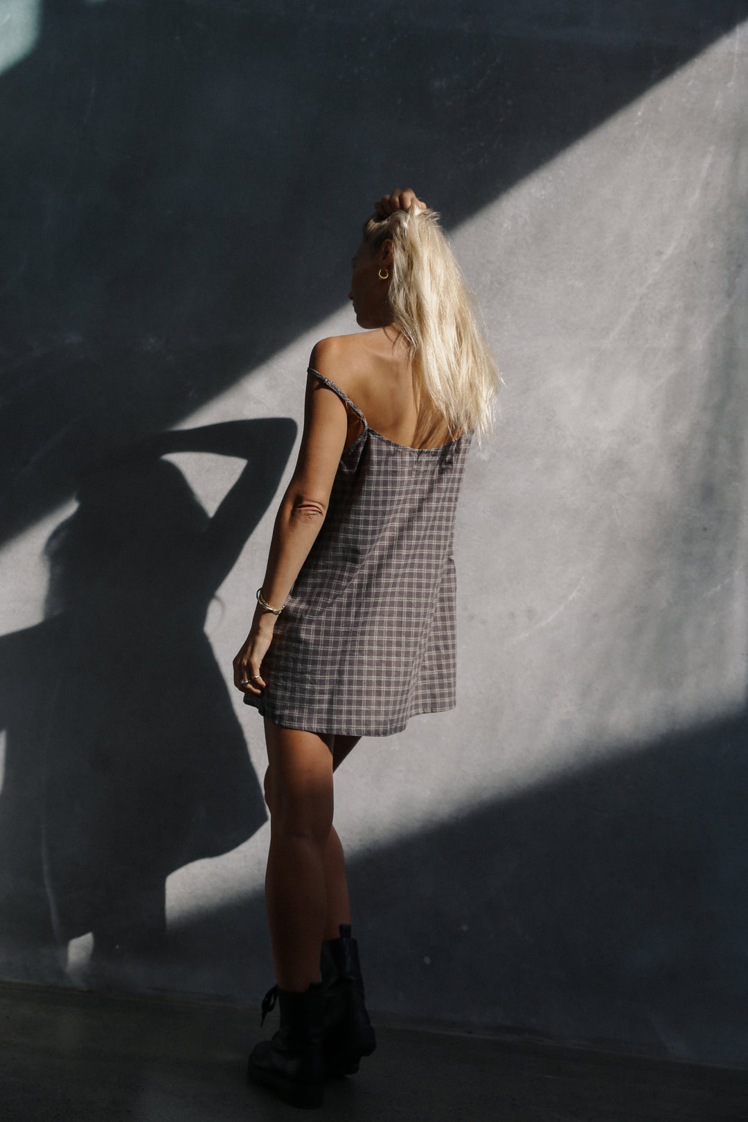 Ari dress - Maple gingham