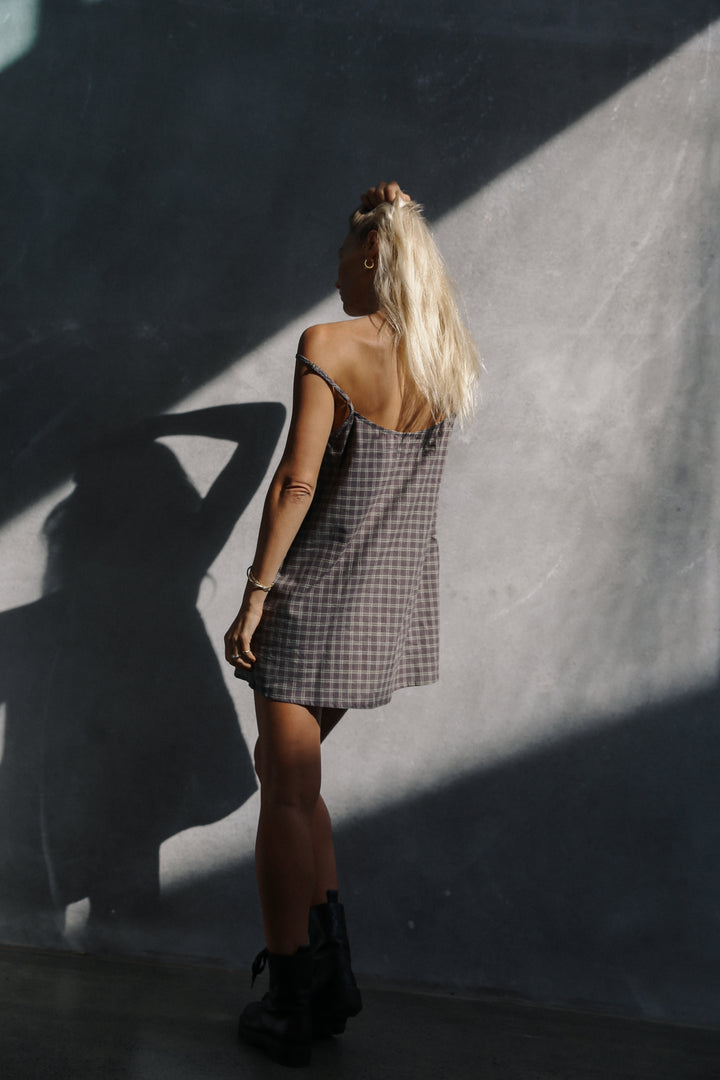 Ari dress - Maple gingham