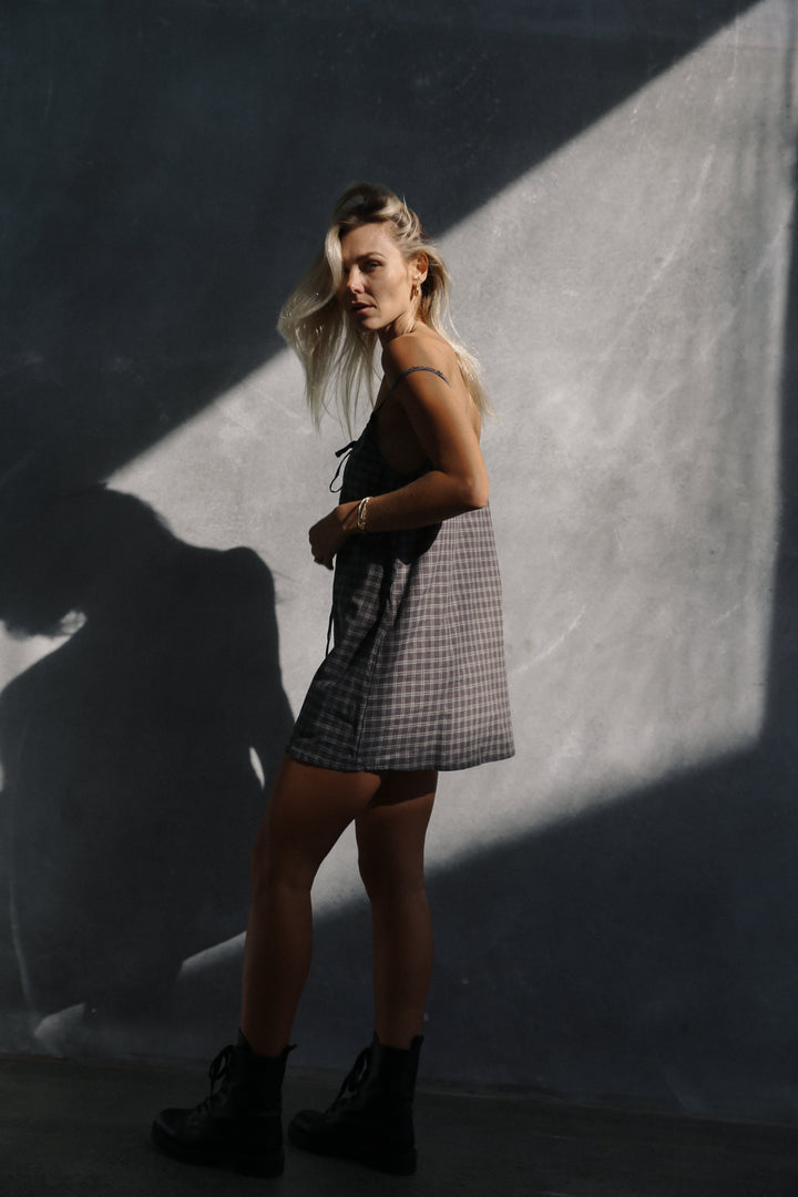 Ari dress - Maple gingham