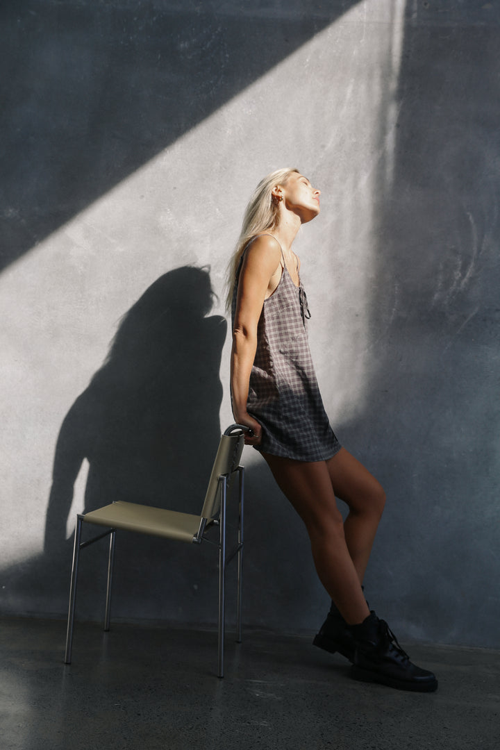 Ari dress - Maple gingham