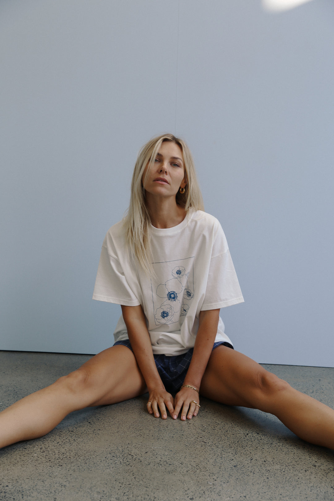 Poppy Tee - White