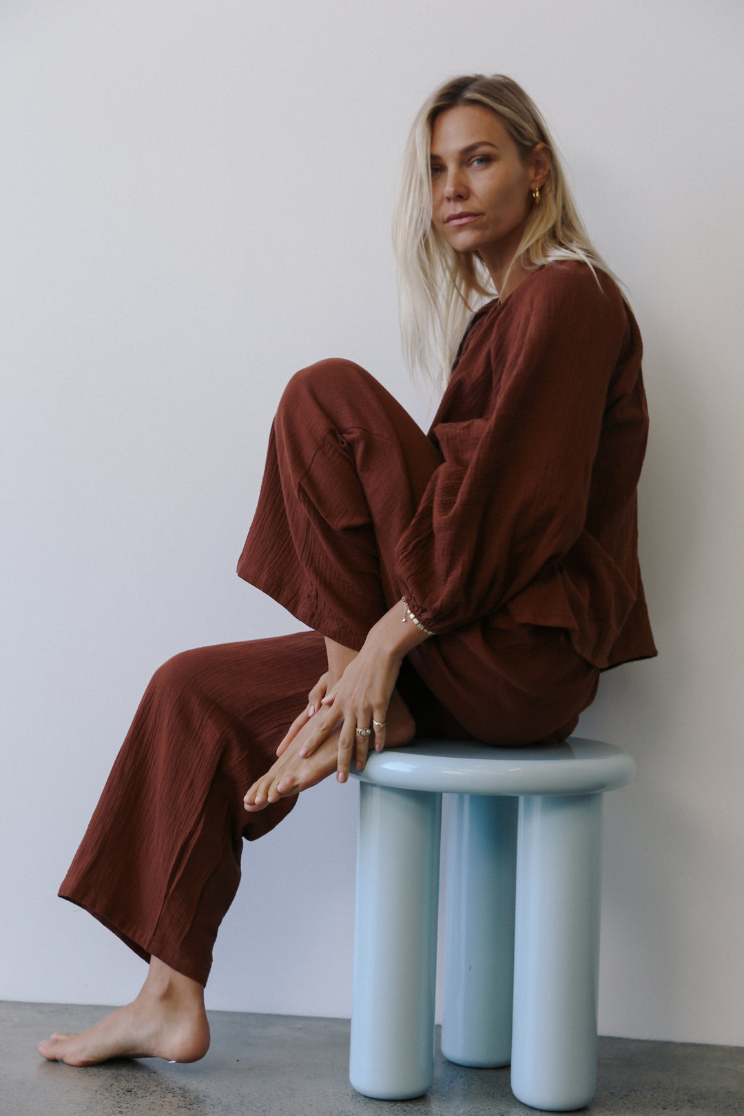 Cassie Blouse - Carob