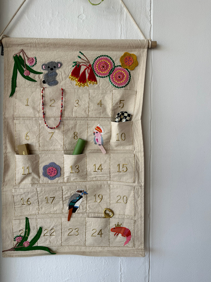 Native Australiana Applique Advent Calendar