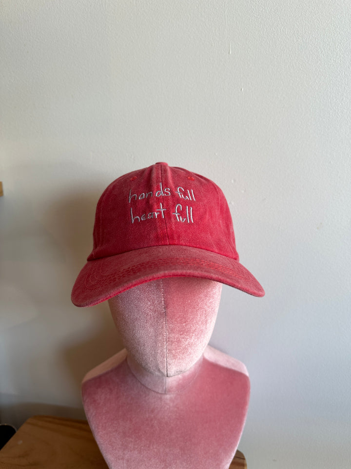 Heart Full Adults Cap - Watermelon