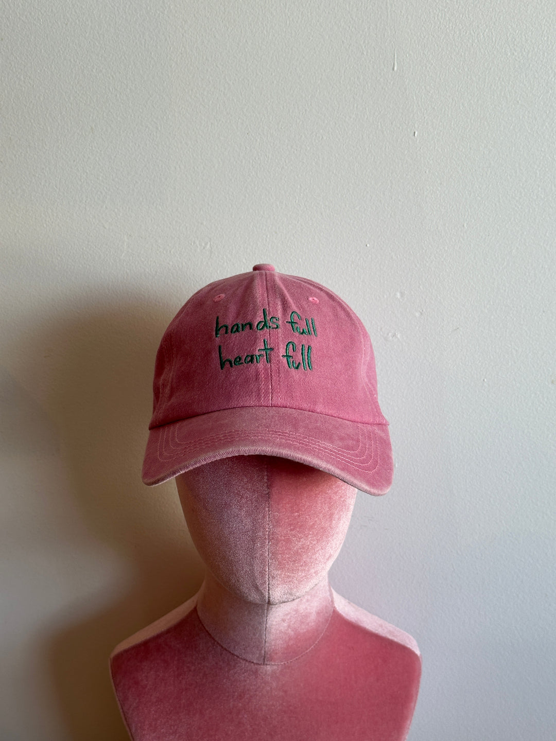Heart Full Adults Cap - Pink