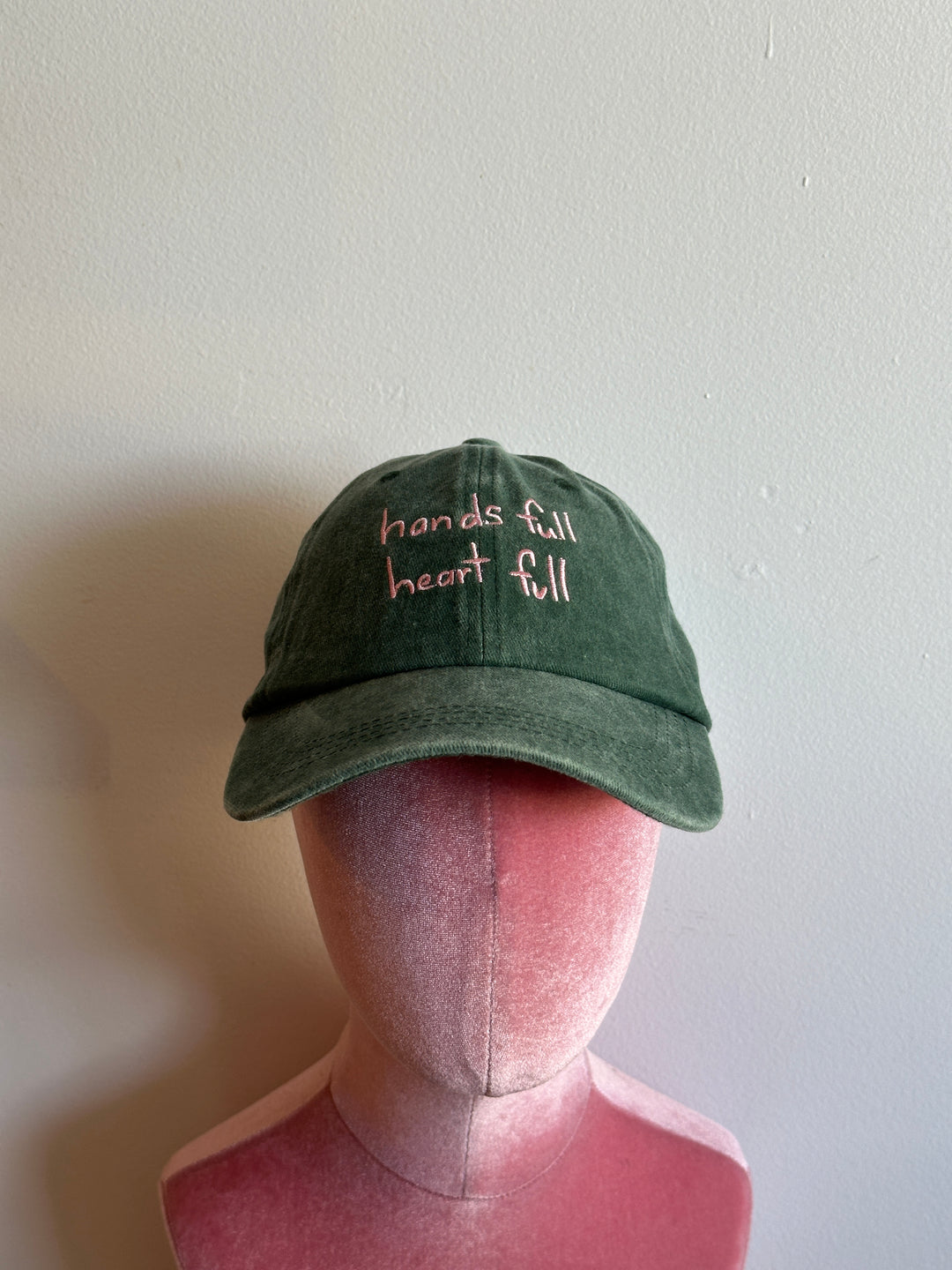 Heart Full Adults Cap - Green