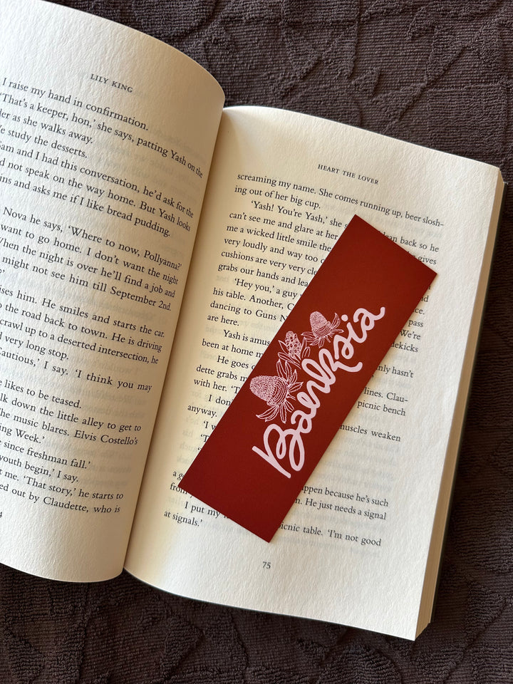 Banksia Bookmark - Outback Red