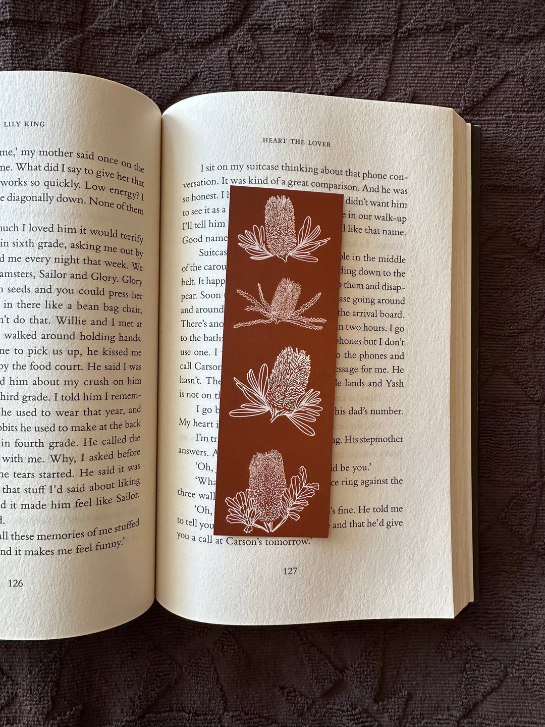 Banksia Bookmark - Bark