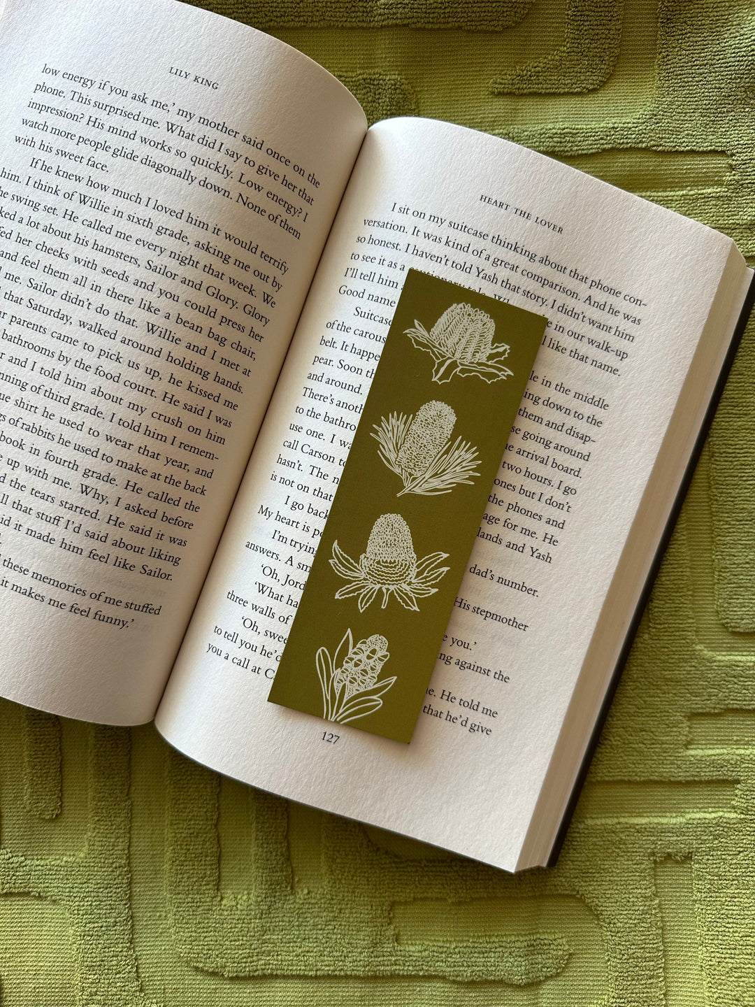 Banksia Bookmark - Honeysuckle