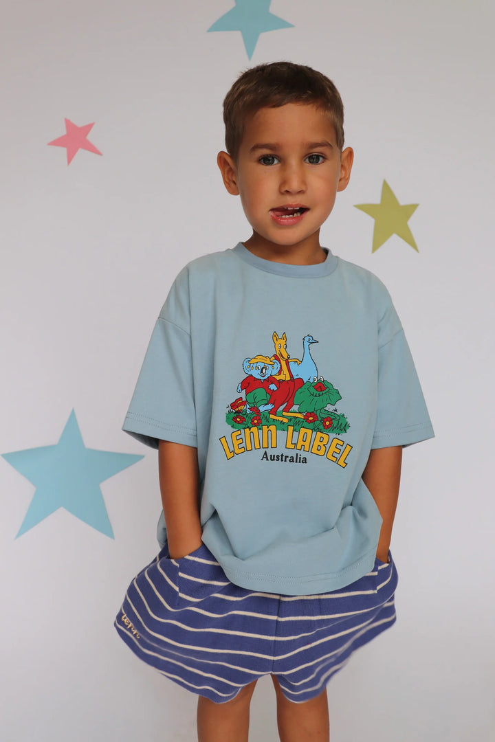 Lenn Aussie Tee - Sky