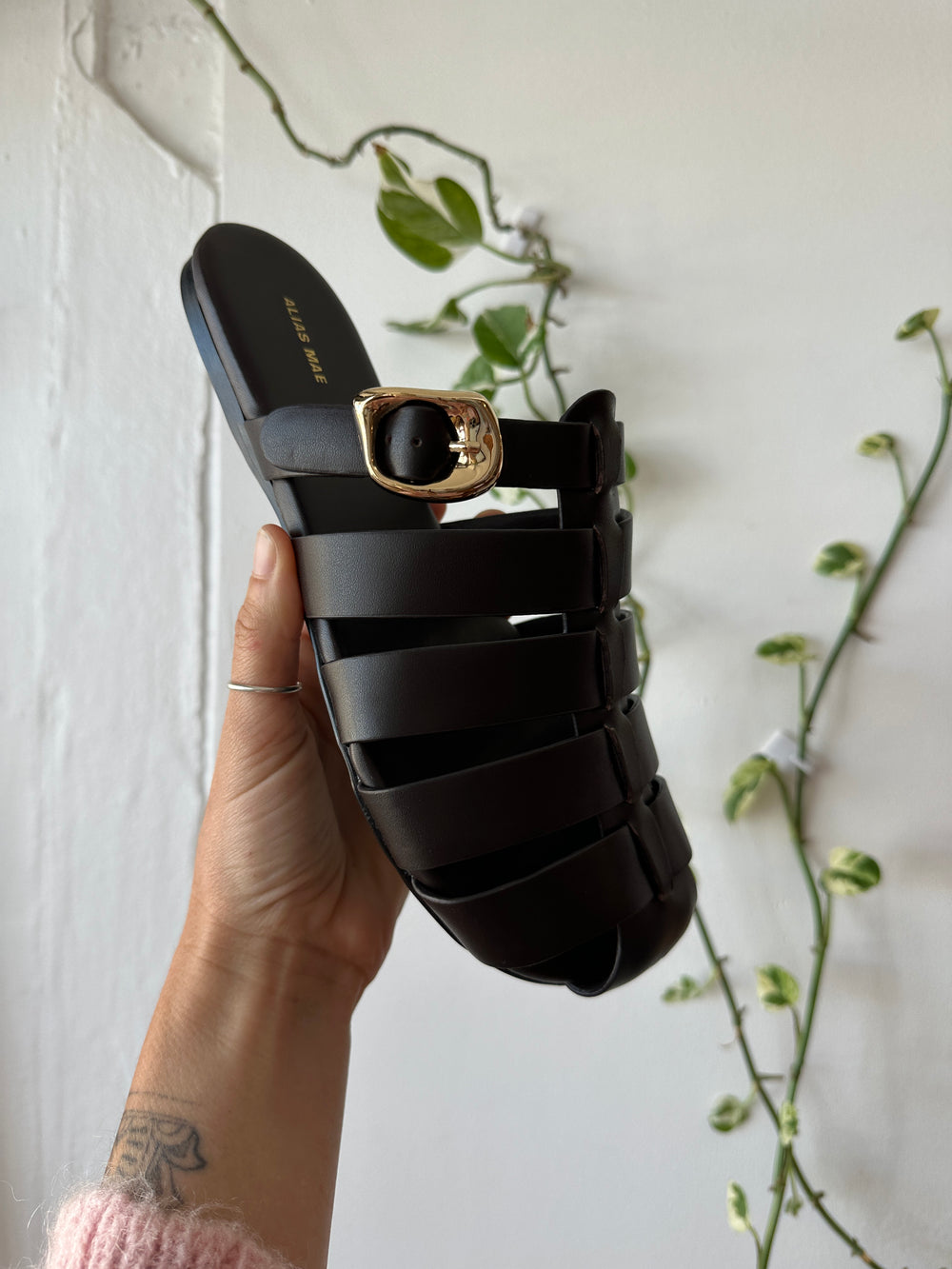 Henrietta - Choc Leather