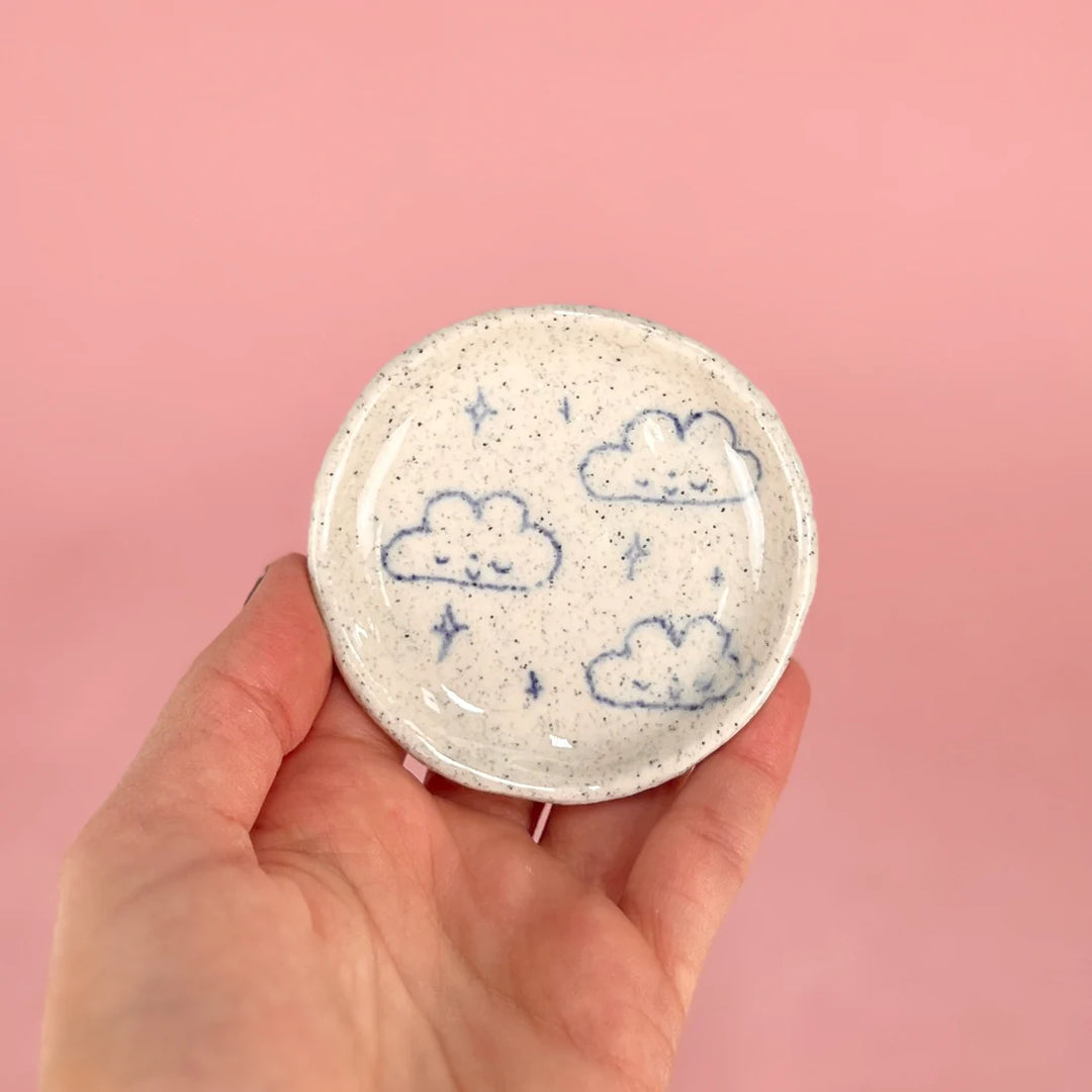 Scribble Cloud Trinket Dish