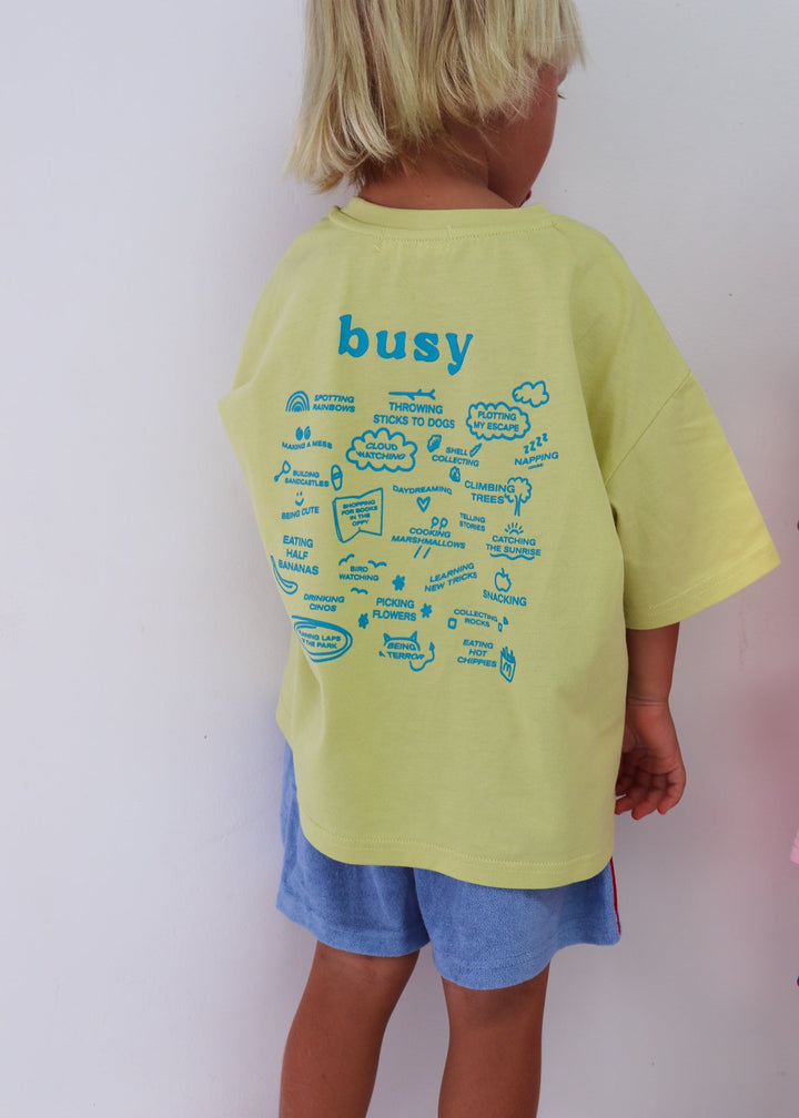 Busy Tee - Lime