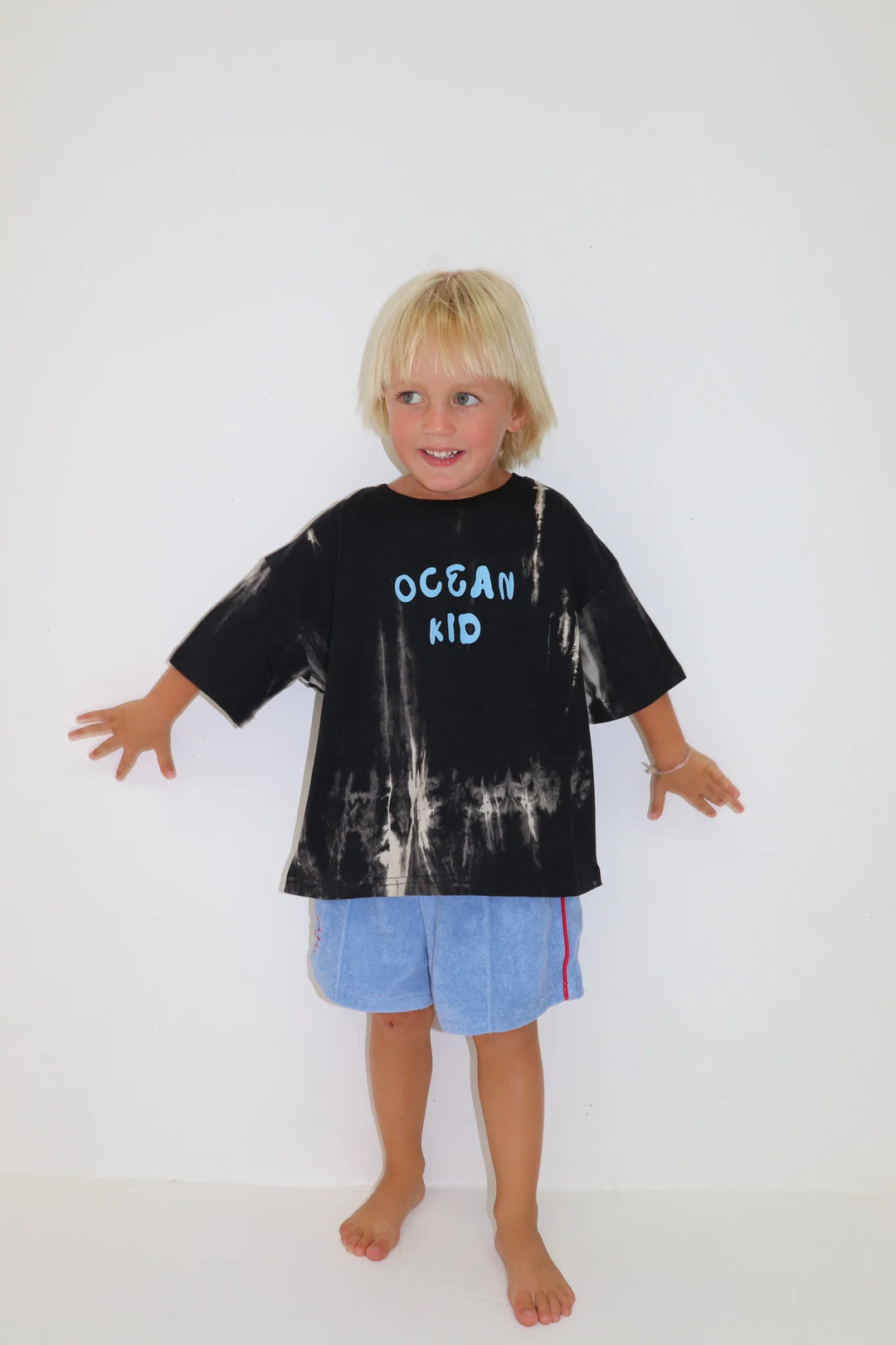 Ocean Wash Tee - Black Wash