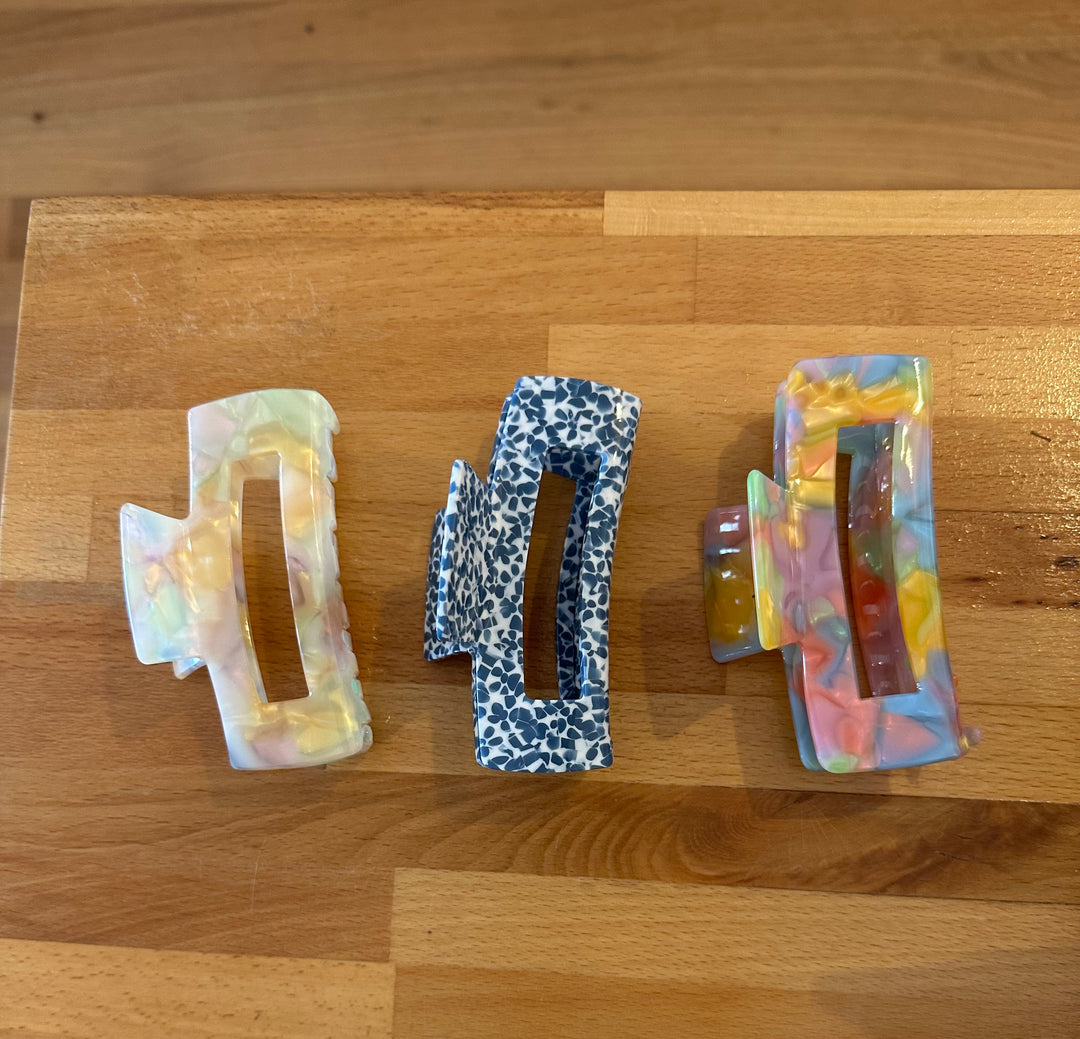 LARGE Rainbow & SPECKLE Clips