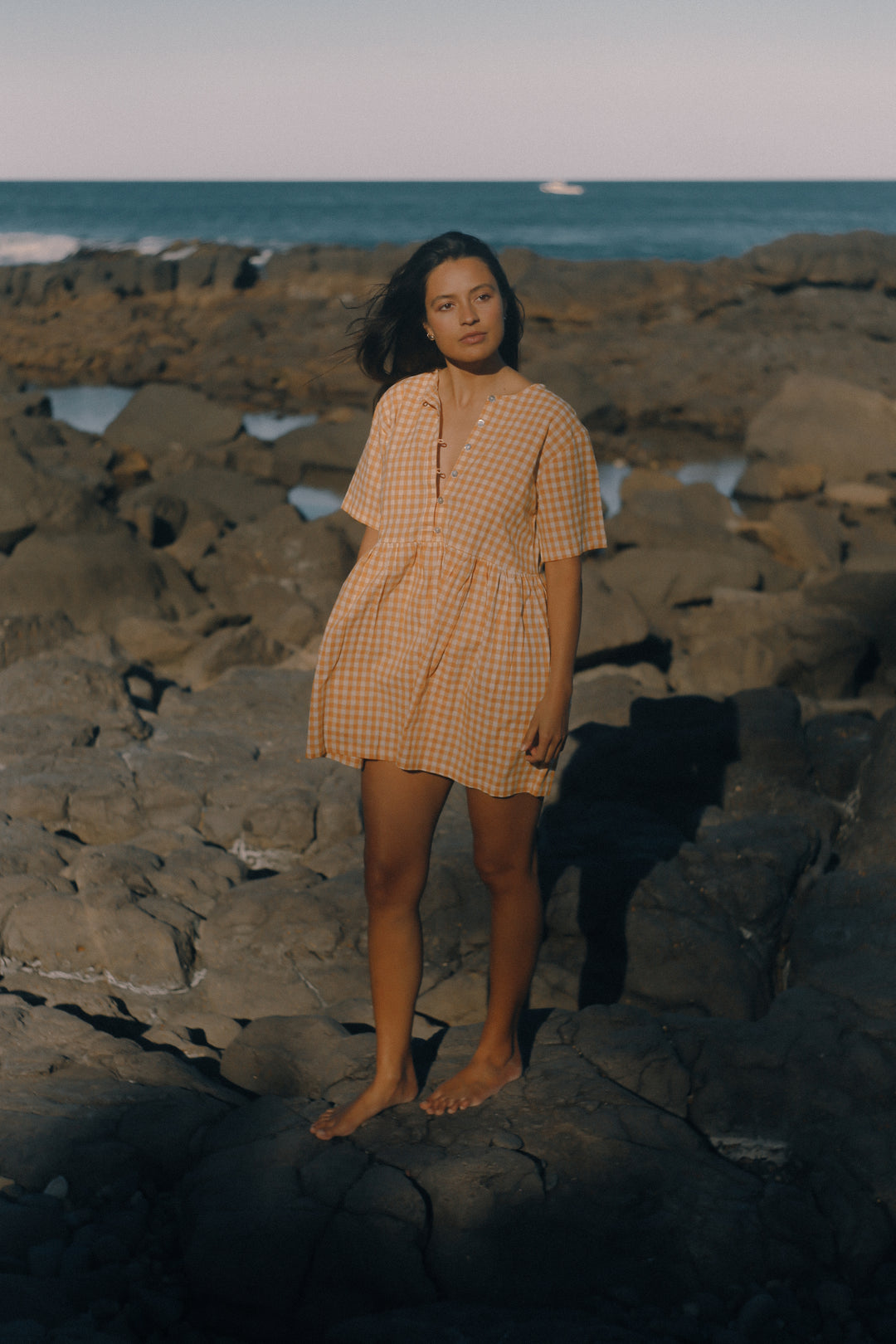 Darcey Dress - Clementine Gingham