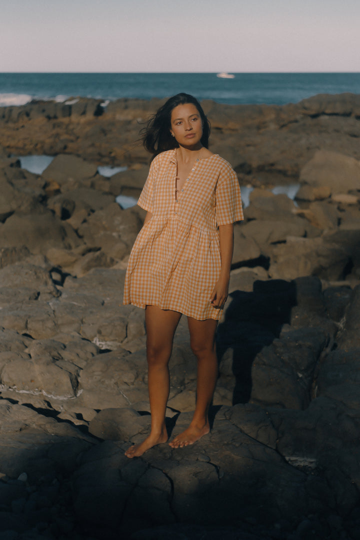 Darcey Dress - Clementine Gingham