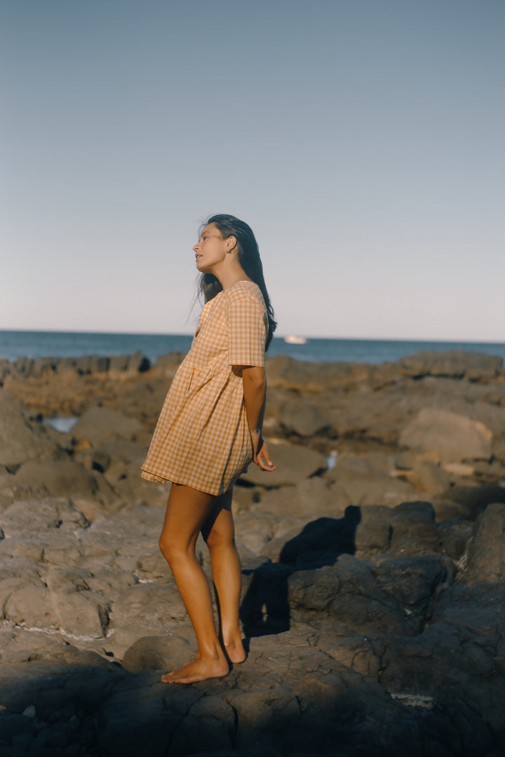 Darcey Dress - Clementine Gingham