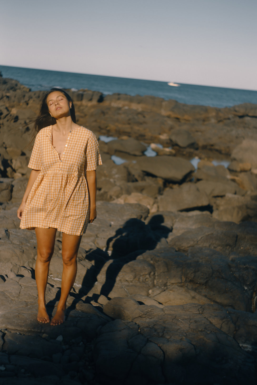 Darcey Dress - Clementine Gingham