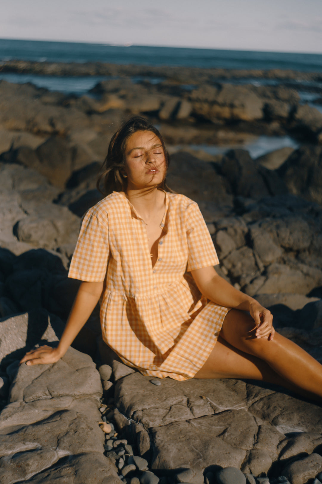 Darcey Dress - Clementine Gingham