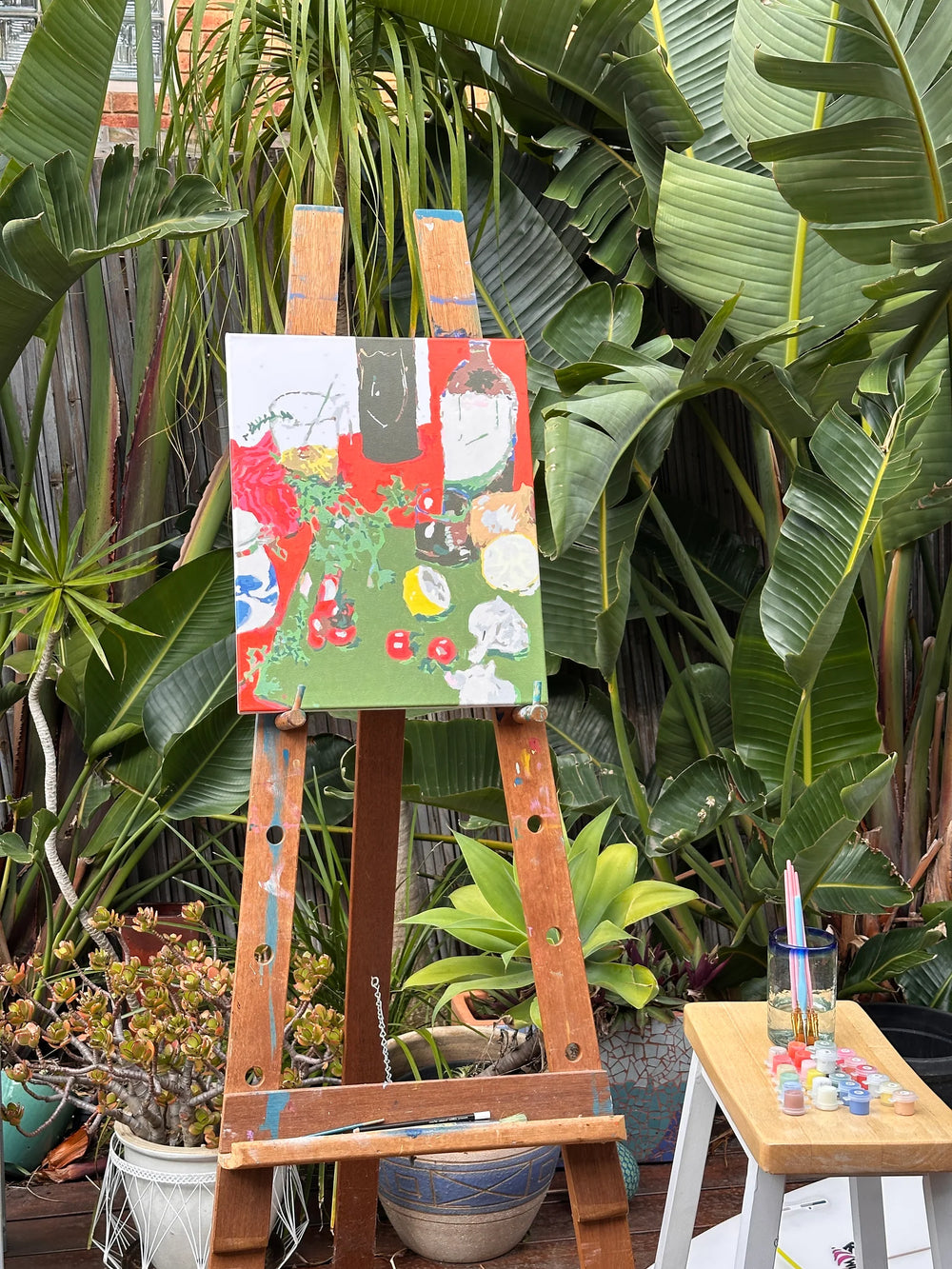 Kitchen Chaos Framed Paint By Numbers Kit