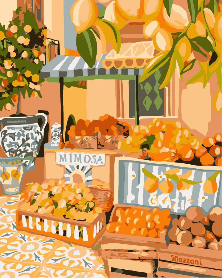 Palermo Framed Paint By Numbers Kit (Mini)