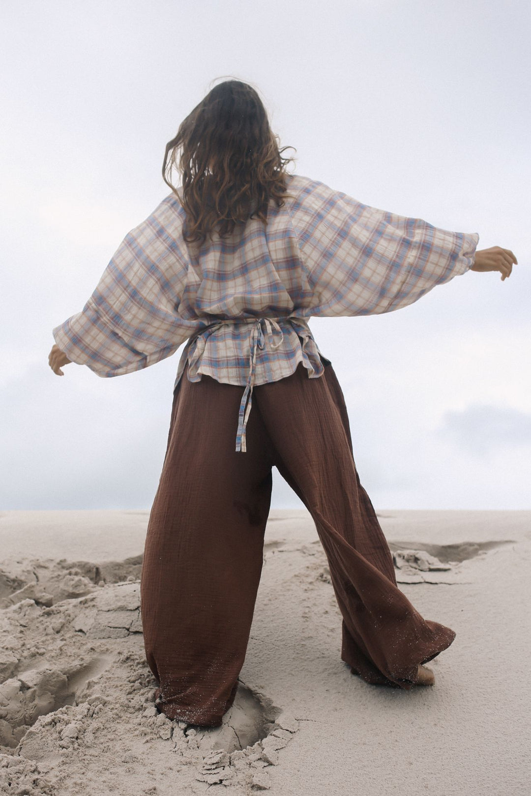 Ra Blouse - Juniper Check