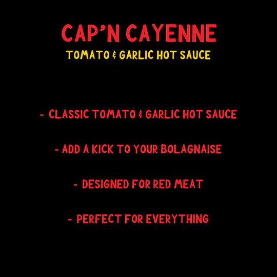 Cap'n Cayenne - Tomato & Garlic Hot Sauce