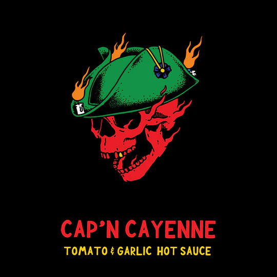 Cap'n Cayenne - Tomato & Garlic Hot Sauce