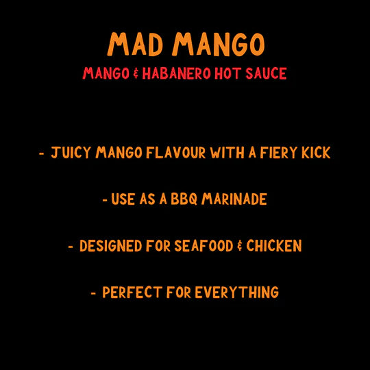 Mad Mango - Mango & Habanero Hot Sauce