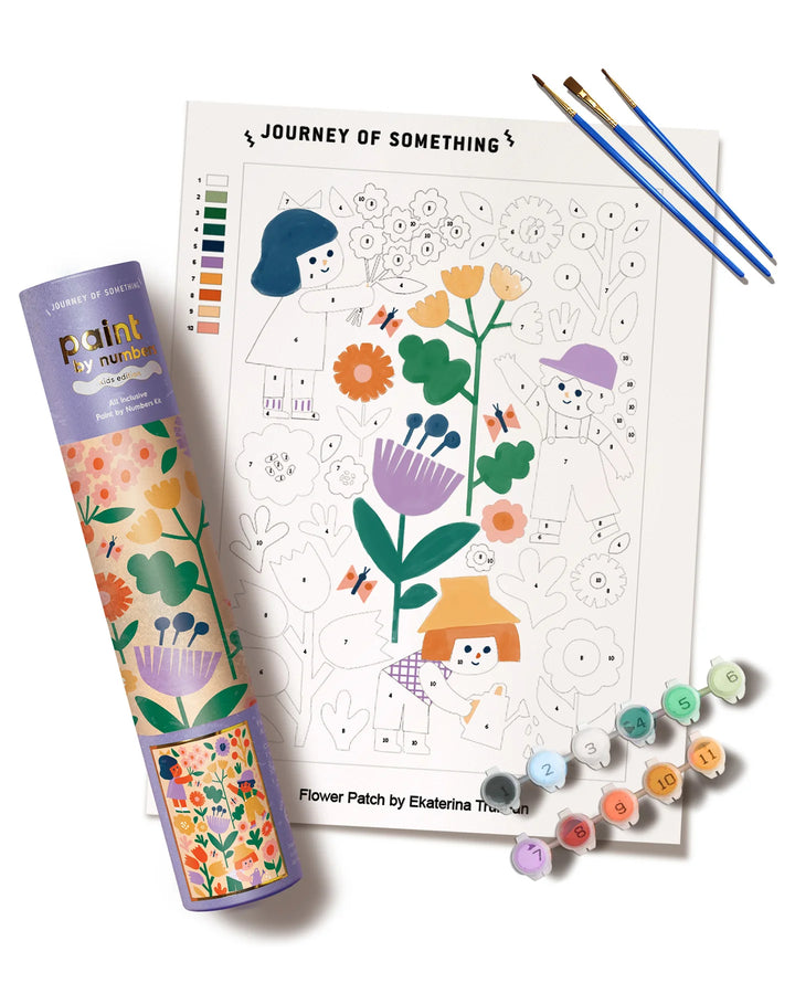 Kids Paint By Numbers - Flower Patch