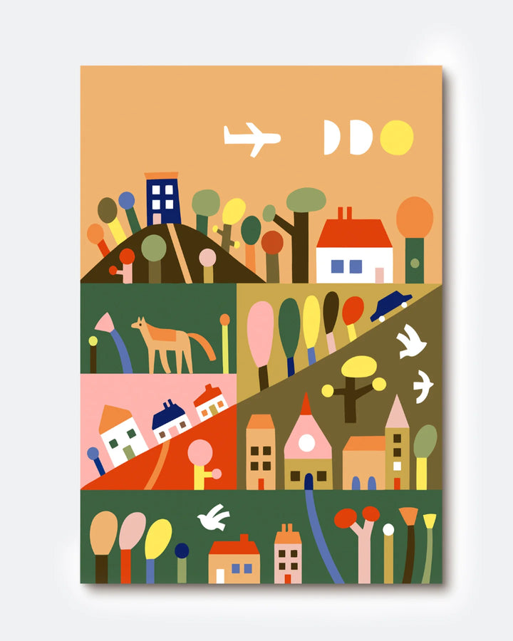 Kids Paint By Numbers - Outside the City