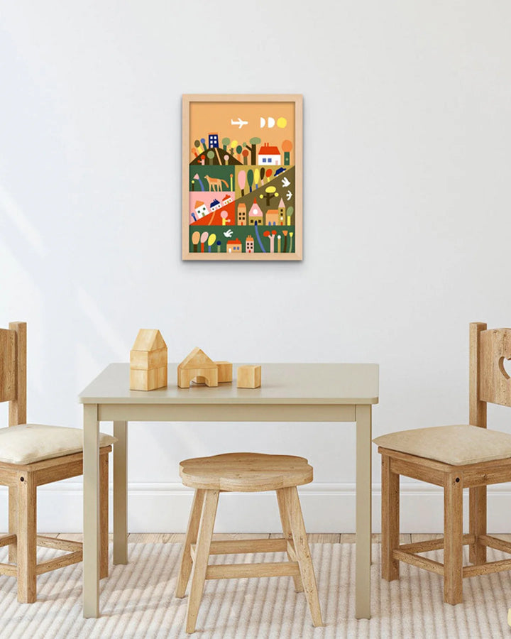 Kids Paint By Numbers - Outside the City